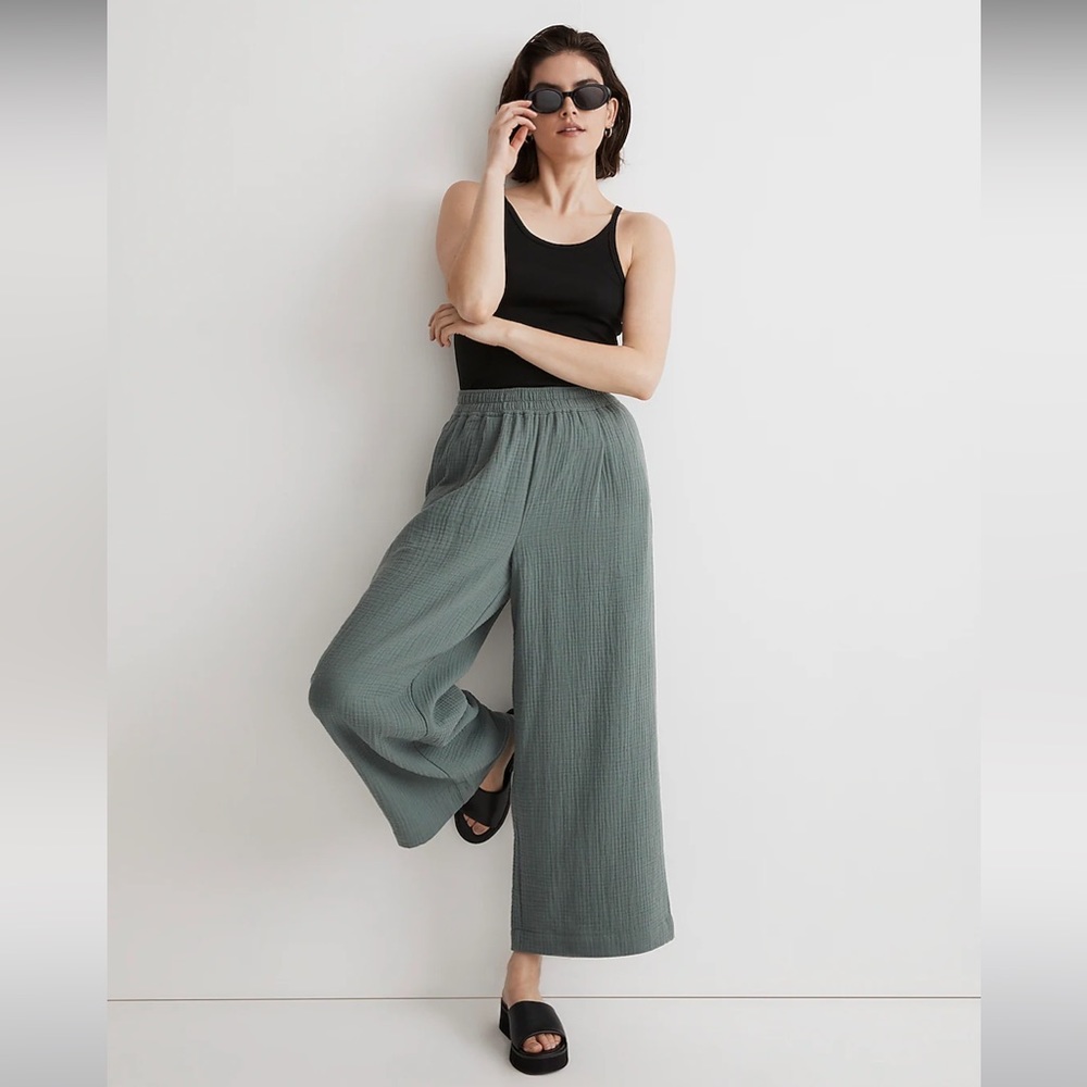 Madewell Light Spun Wide Leg Pants